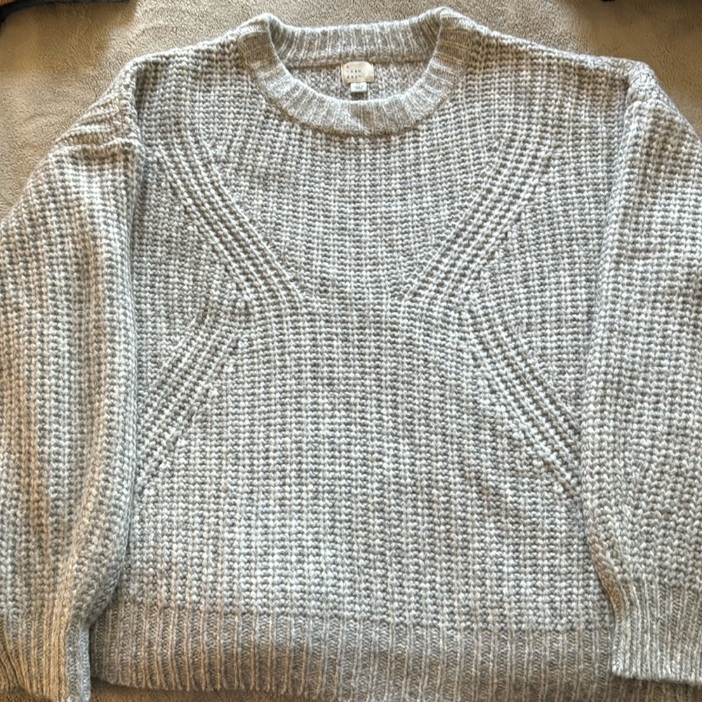 A new day gray sweater